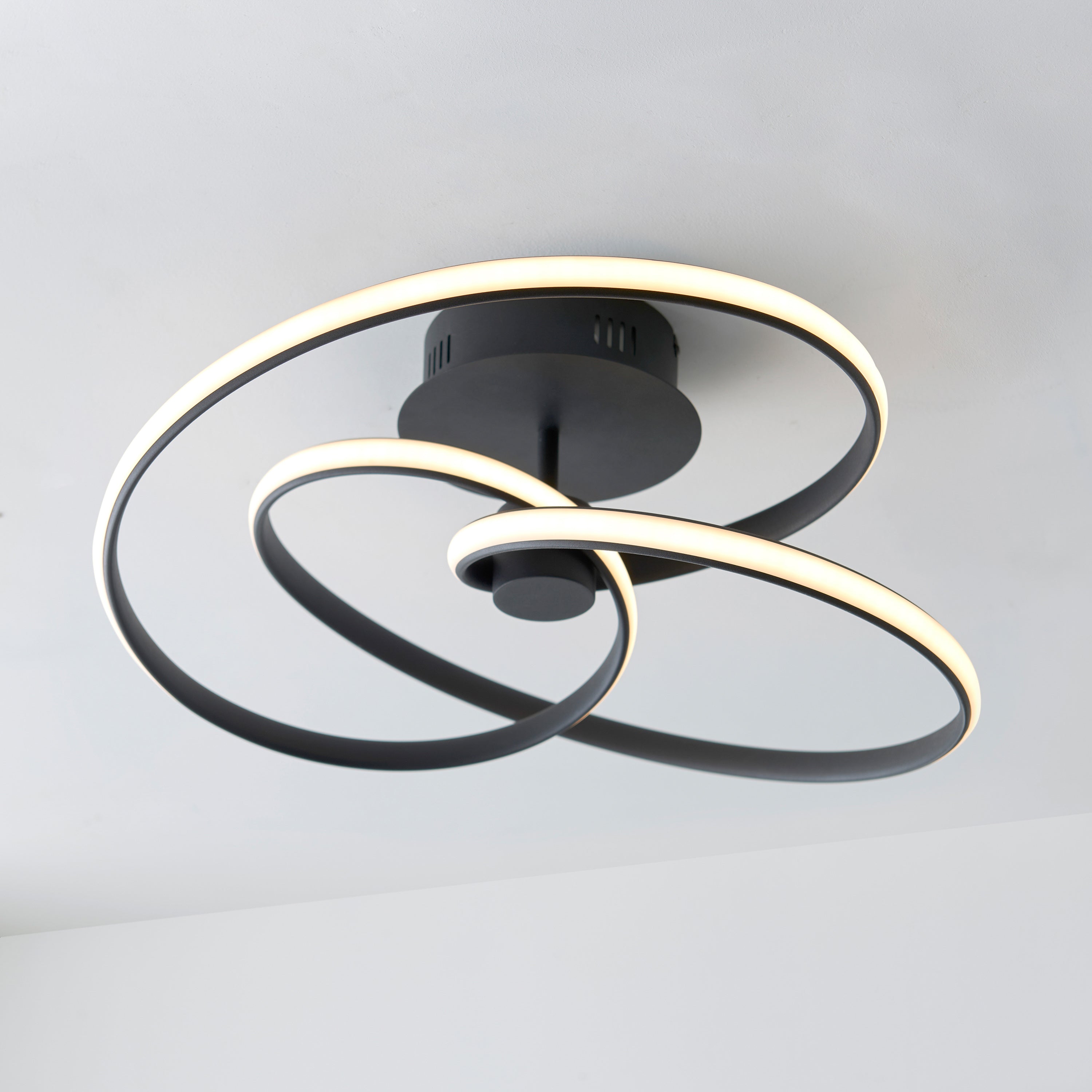 Anark Black Scribble LED Ceiling Light
